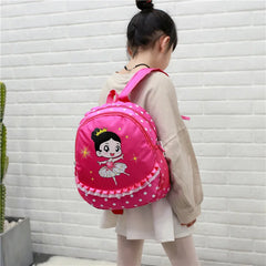 Kids Backpack Girls Dance Latin Ballet Bag Waterproof Nylon Children School Bags