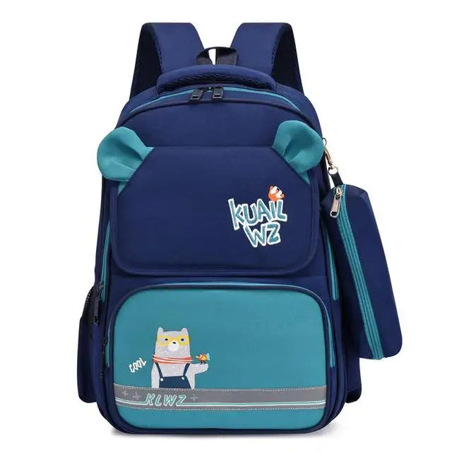Kids Backpack Oxford Cloth Waterproof Large-capacity Outdoor Travel Bag