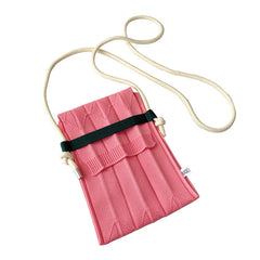 Pleated Mini Crossbody Bag Women Knitting Shoulder Messenger Phone Purse