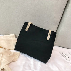 Large-capacity Canvas Tote Bag for Shopping and School