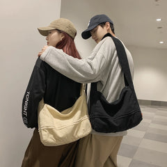 Women's Canvas Messenger Bag, Large Capacity