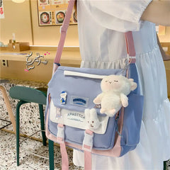 Harajuku Girl Shoulder Bag Casual Female Tote Student Schoolbag