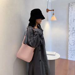 Large Bucket Bags Handbags Women Bags Soild Shoulder Bags
