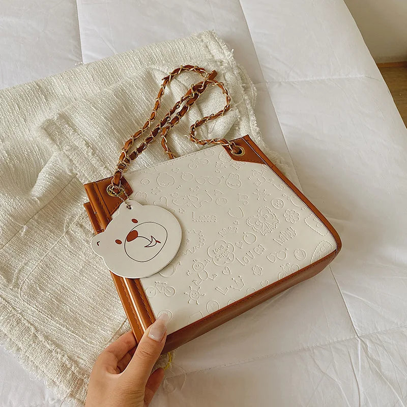 Large Capacity Shoulder Bag Crossbody Chain Bag