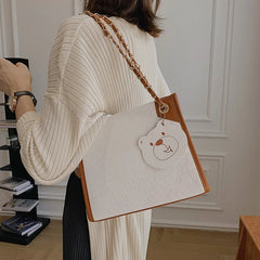 Large Capacity Shoulder Bag Crossbody Chain Bag