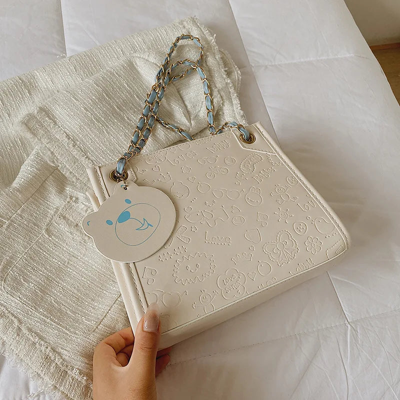 Large Capacity Shoulder Bag Crossbody Chain Bag
