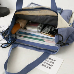 Large Capacity Tote Bags Nylon Shoulder Bags for Teenage Girls