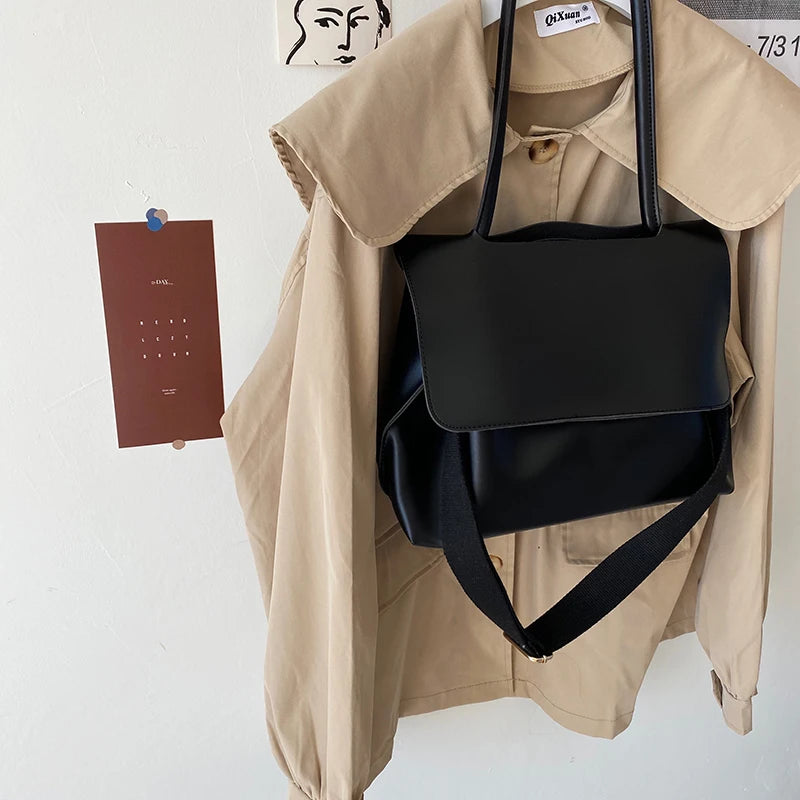 Large Capacity Tote Shoulder Bags Women Handbags Soft Pu Leather