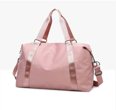 Large Travel Bag Women Cabin Tote Handbag Nylon Waterproof Shoulder Weekend Gym