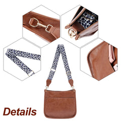 Leopard Print Crossbody Bag Women's Shoulder Handbag