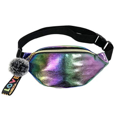 Laser Women Waist Bag Chest Bag Fanny Pack Belt Bag Pouch Hip Bum Bag