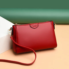 Leather Flap Shoulder Crossbody Bag Lady Sac A Main Femme