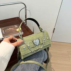 Leather Shoulder Bag Top Handle Handbag for Traveling