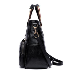 Women's Leather Tote Bag Large Capacity Shoulder Handbag