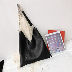 Women's Leather Tote Shoulder Bag Large Capacity Handbag