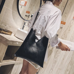Women's Leather Tote Shoulder Bag Large Capacity Handbag