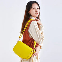 Leather Crossbody Shoulder Bag for Women Handbags Female Messenger