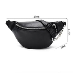 Leather Waist Fanny Pack Chest Bag Phone Purse for Women