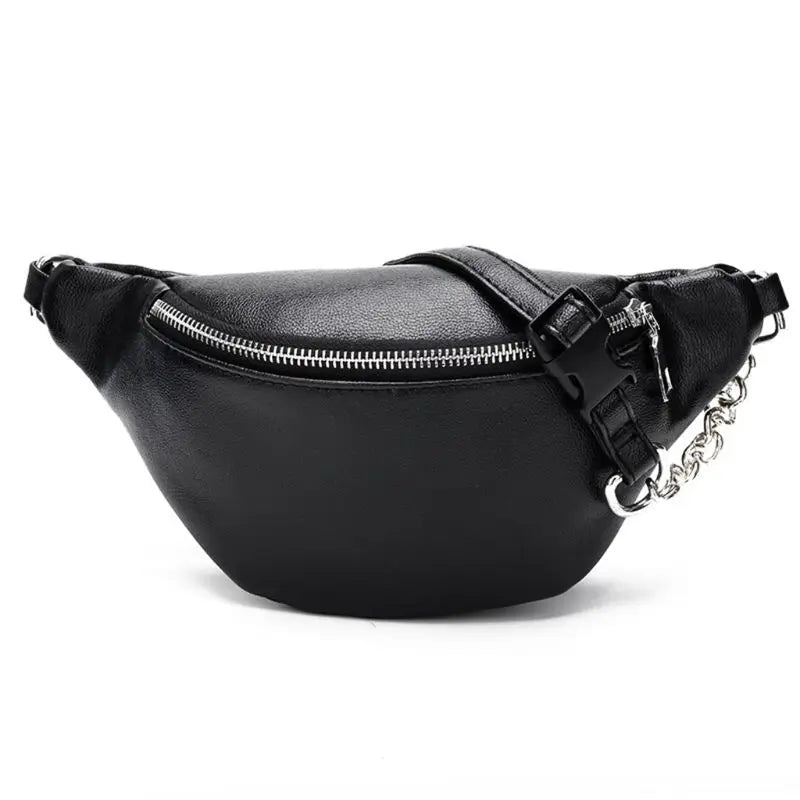 Leather Waist Fanny Pack Chest Bag Phone Purse for Women