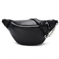 Leather Waist Fanny Pack Chest Bag Phone Purse for Women