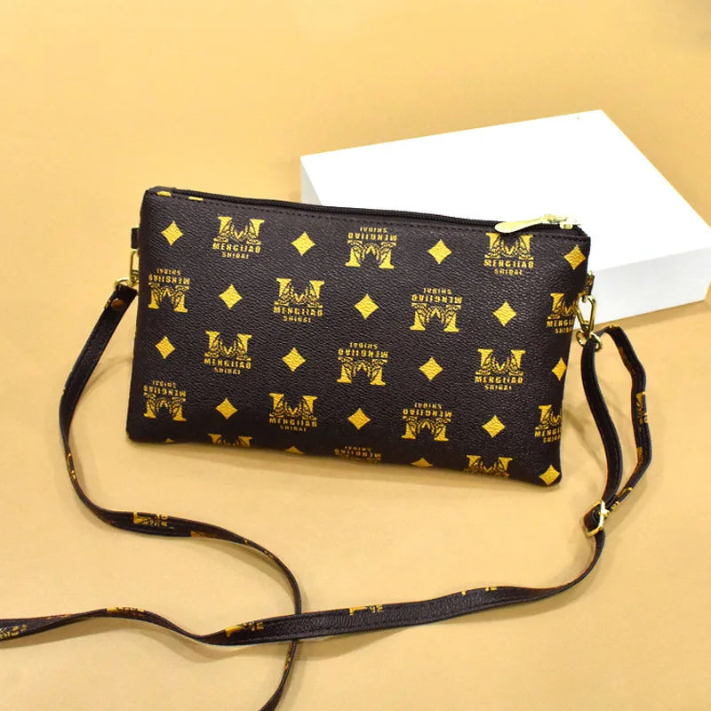Striped Clutch Bag Purse Durable Female Crossbody Evening Bags