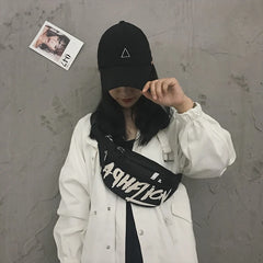 Women`s Belt Bag Hip-hop Waist Bag Harajuku Fanny Pack