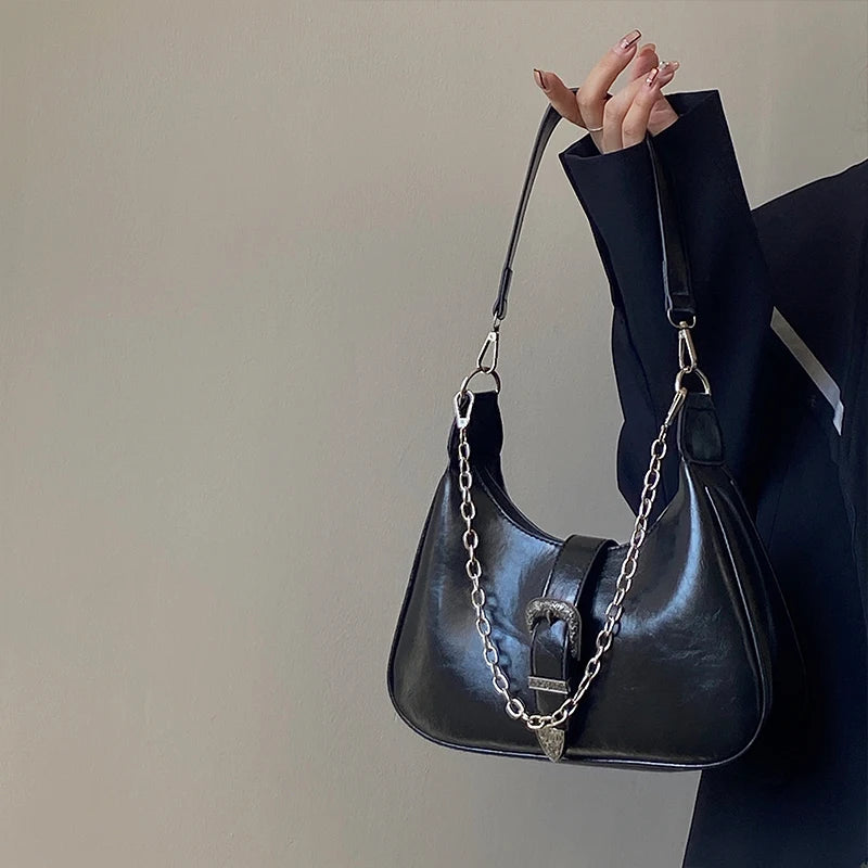 Women's Shoulder Bag Vintage PU Leather Handbag