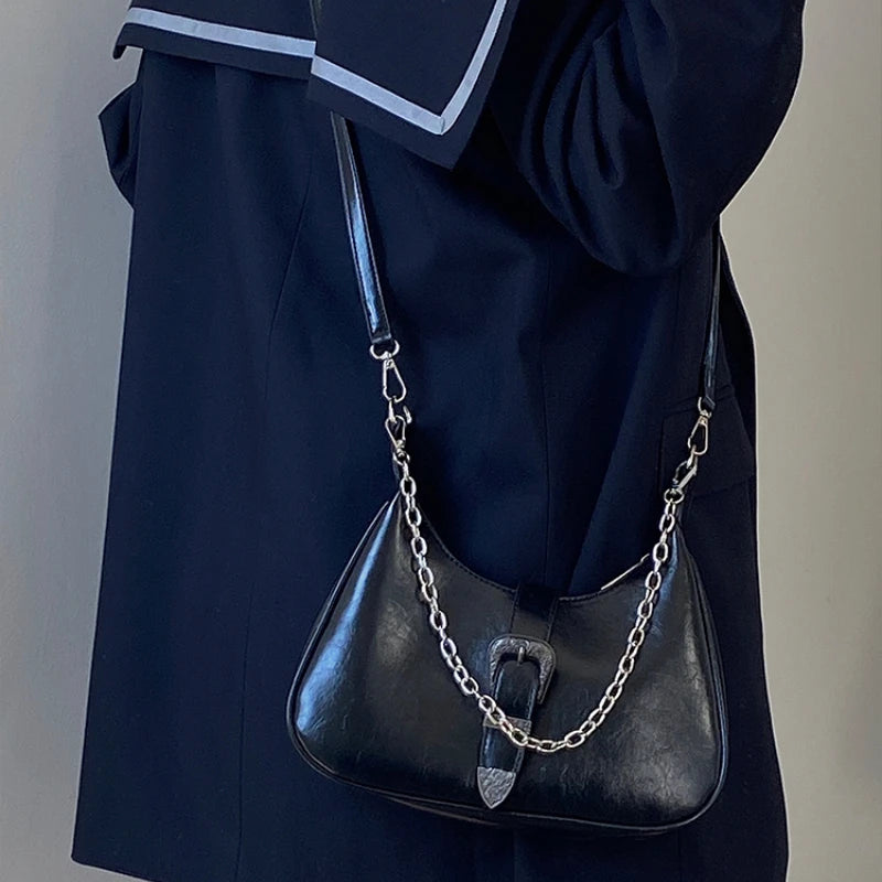 Women's Shoulder Bag Vintage PU Leather Handbag