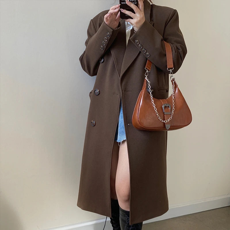 Women's Shoulder Bag Vintage PU Leather Handbag