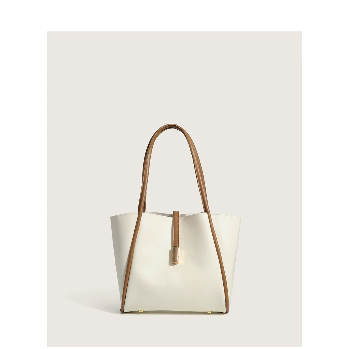 Women's PU Leather Shoulder Tote Bag Large Capacity Handbag