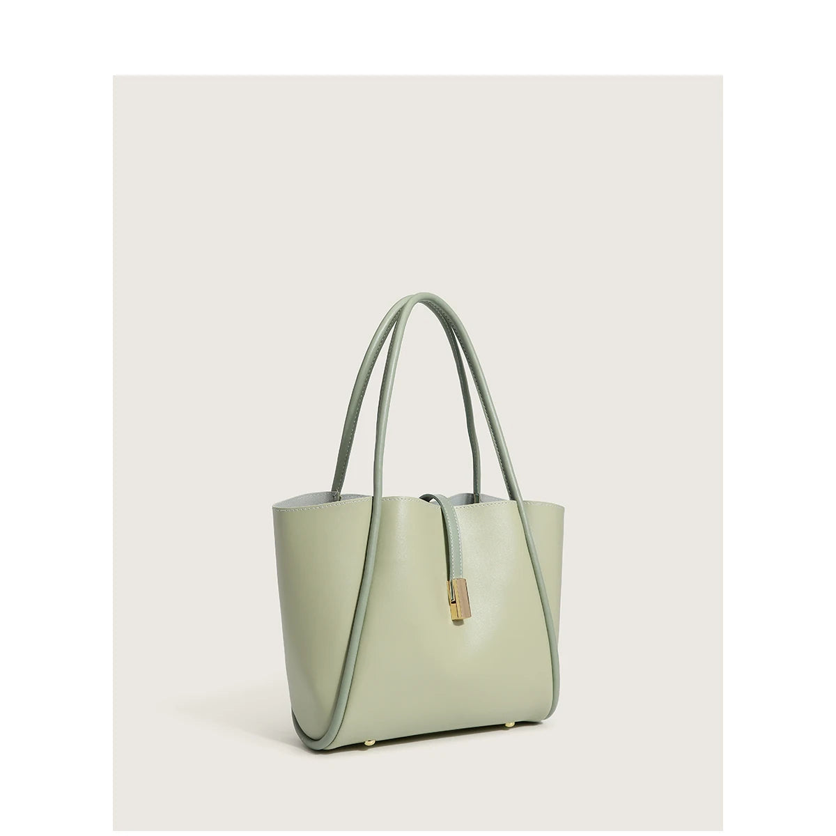 Women's PU Leather Shoulder Tote Bag Large Capacity Handbag