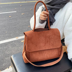 Large Capacity Women Bags suede Leather Crossbody Bags Ladies Shoulder Bag