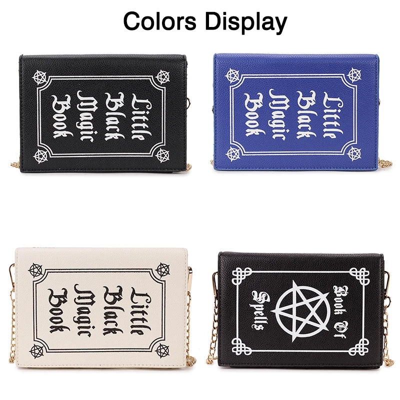 Magic Book Clutch Bag for Women Shoulder Chain Bag Crossbody Bag Pouch
