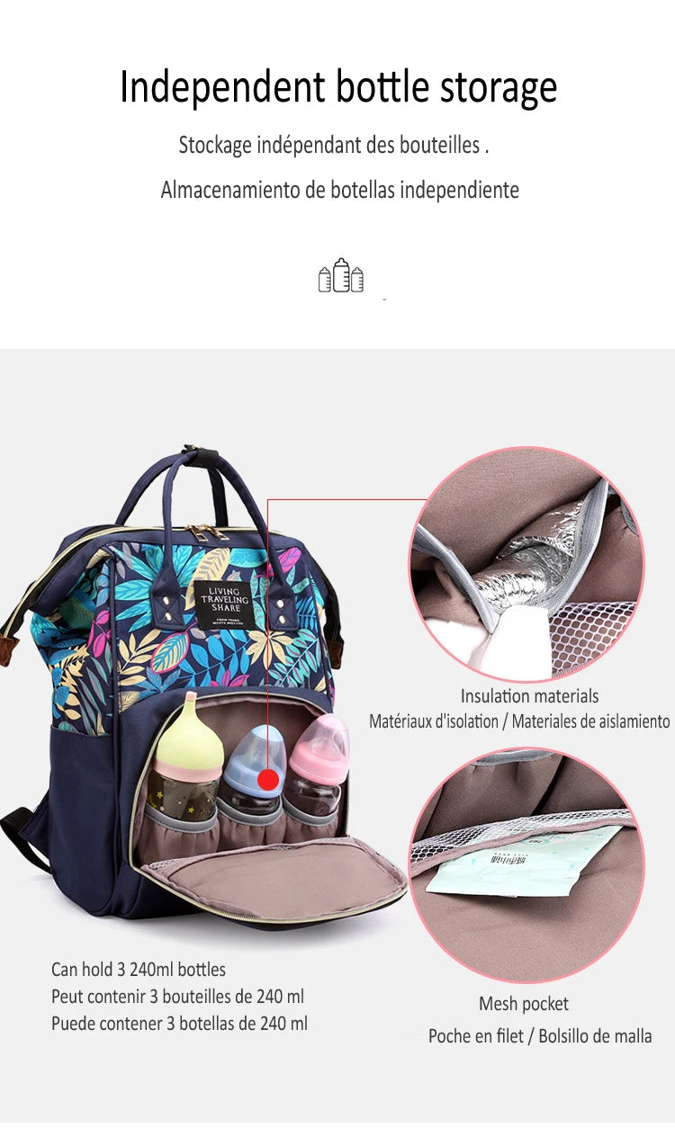 Maternity Diaper Bag Backpack Baby Travel Bag