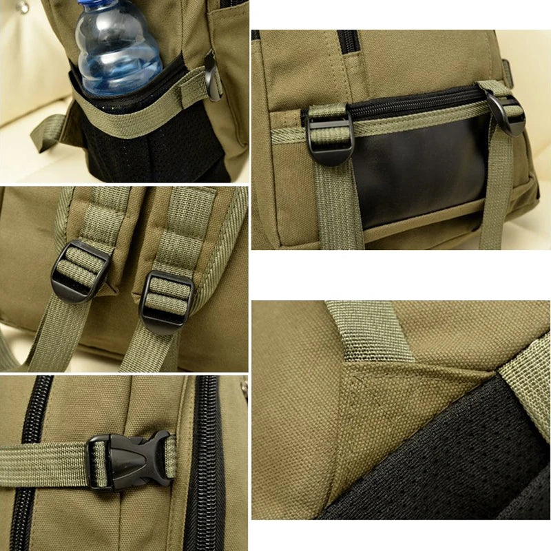 Vintage Canvas Backpack Satchel Rucksack School Bag Laptop Notebook Bags