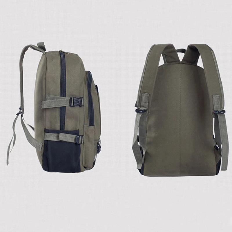 Vintage Canvas Backpack Satchel Rucksack School Bag Laptop Notebook Bags