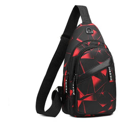 Men Casual Shoulder Bag Travel Crossbody Bag Sling Bag Pack Messenger Pack Chest