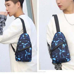 Men Casual Shoulder Bag Travel Crossbody Bag Sling Bag Pack Messenger Pack Chest