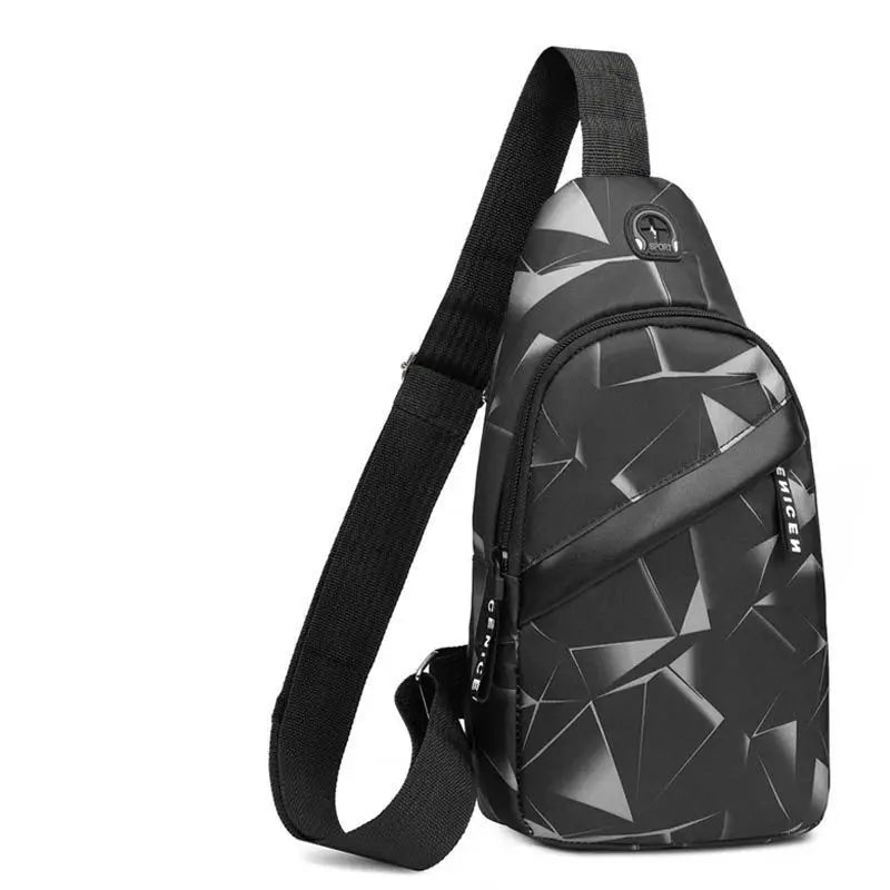 Men Casual Multifunction Shoulder Bag Travel Crossbody Bag