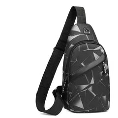 Men Casual Multifunction Shoulder Bag Travel Crossbody Bag