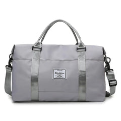 Men Leather Travel Bag Duffle Bag Large Overnight Tote Handbag