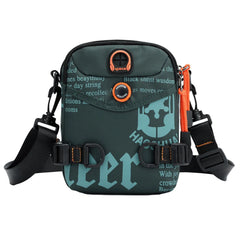 Men Outdoor Casual Letter Print Crossbody Shoulder Bag Waist Fanny Packs