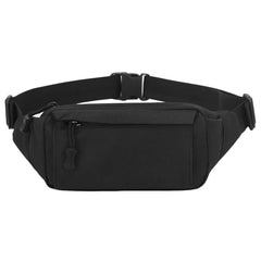 Men's Vintage Fanny Pack Chest Shoulder Bag with 3 Pockets