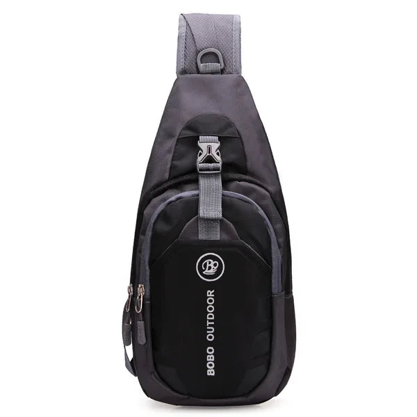 Men Waist Pack Nylon Crossbody Bag Waterproof Chest Travel Fanny Bag