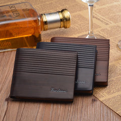 Men Wallets Short Male Purse Pocket Wallet Pu Leather