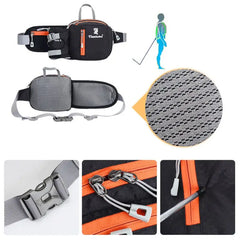 Running Belt Waist Pack Bum Bag with Water Bottle Holder