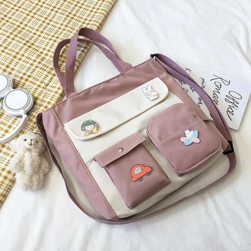 Nylon Crossbody Bag Women Shoulder Messenger Bag