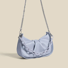 Summer Style Messenger Handbag Soft Fold Dumpling Bag