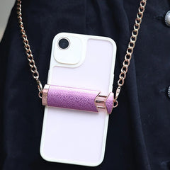 Metal Mobile Phone Crossbody Chain Back Clip Detachable Lanyard Neck Strap
