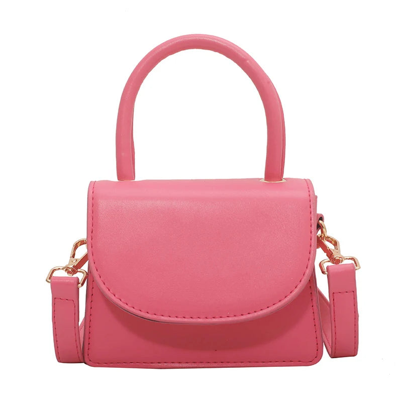 Mini PU Leather Crossbody Sling Bag Women's Handbags Ladies Shoulder Side Bag